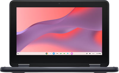 DELL Chromebook CC11260 Intel® N N150 29.5 cm (11.6") Touchscreen HD 4 GB LPDDR5-SDRAM 64 GB eMMC Wi-Fi 6E (802.11ax) ChromeOS US English Black (PVM3J) - Cartouches Certifiees