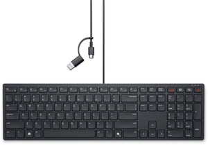 DELL KB525C keyboard Office USB QWERTY US English Black (KB525C-US-DAO) - Cartouches Certifiees