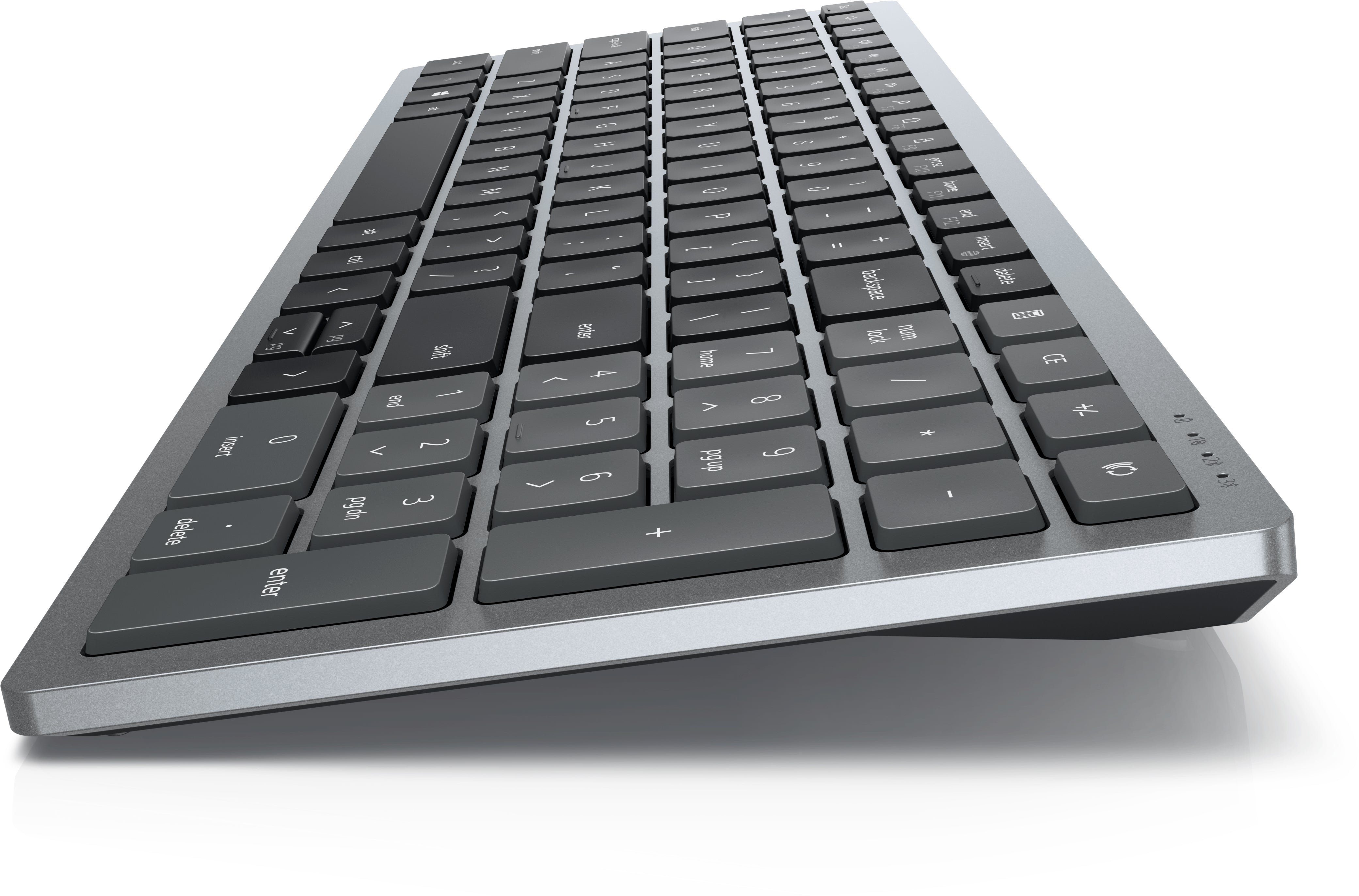 DELL KB740 keyboard Office RF Wireless + Bluetooth Canadian Grey, Black (KB740-GY-R-FRC) - Cartouches Certifiees