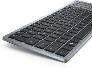 DELL KB740 keyboard Office RF Wireless + Bluetooth Canadian Grey, Black (KB740-GY-R-FRC) - Cartouches Certifiees