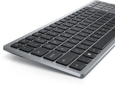 DELL KB740 keyboard Office RF Wireless + Bluetooth QWERTY English Grey, Black (KB740-GY-R-US) - Cartouches Certifiees