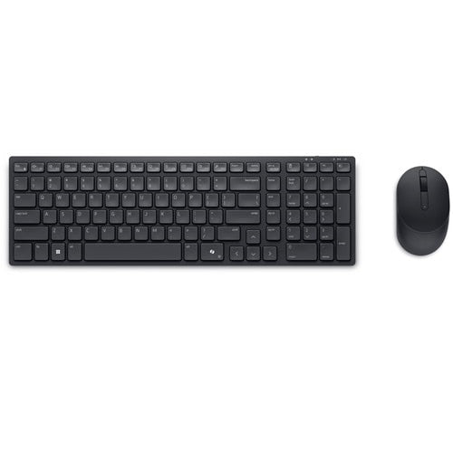 DELL KM555 keyboard Mouse included Universal RF Wireless + Bluetooth UK English Black (KM555-BLK-US) - Cartouches Certifiees