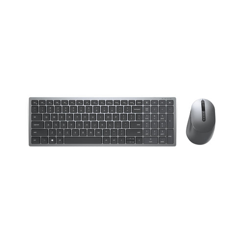 DELL KM7120W keyboard Mouse included Office RF Wireless + Bluetooth English Grey, Titanium (KM7120W-GY-US) - Cartouches Certifiees