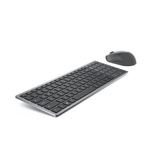 DELL KM7120W keyboard Mouse included Office RF Wireless + Bluetooth English Grey, Titanium (KM7120W-GY-US) - Cartouches Certifiees