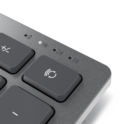 DELL KM7120W keyboard Mouse included Office RF Wireless + Bluetooth English Grey, Titanium (KM7120W-GY-US) - Cartouches Certifiees