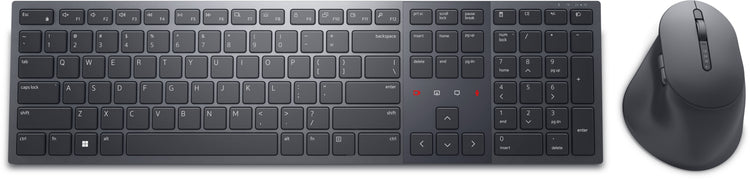 DELL KM900 keyboard Mouse included Office RF Wireless + Bluetooth Canadian Graphite (KM900-GR-FRC) - Cartouches Certifiees