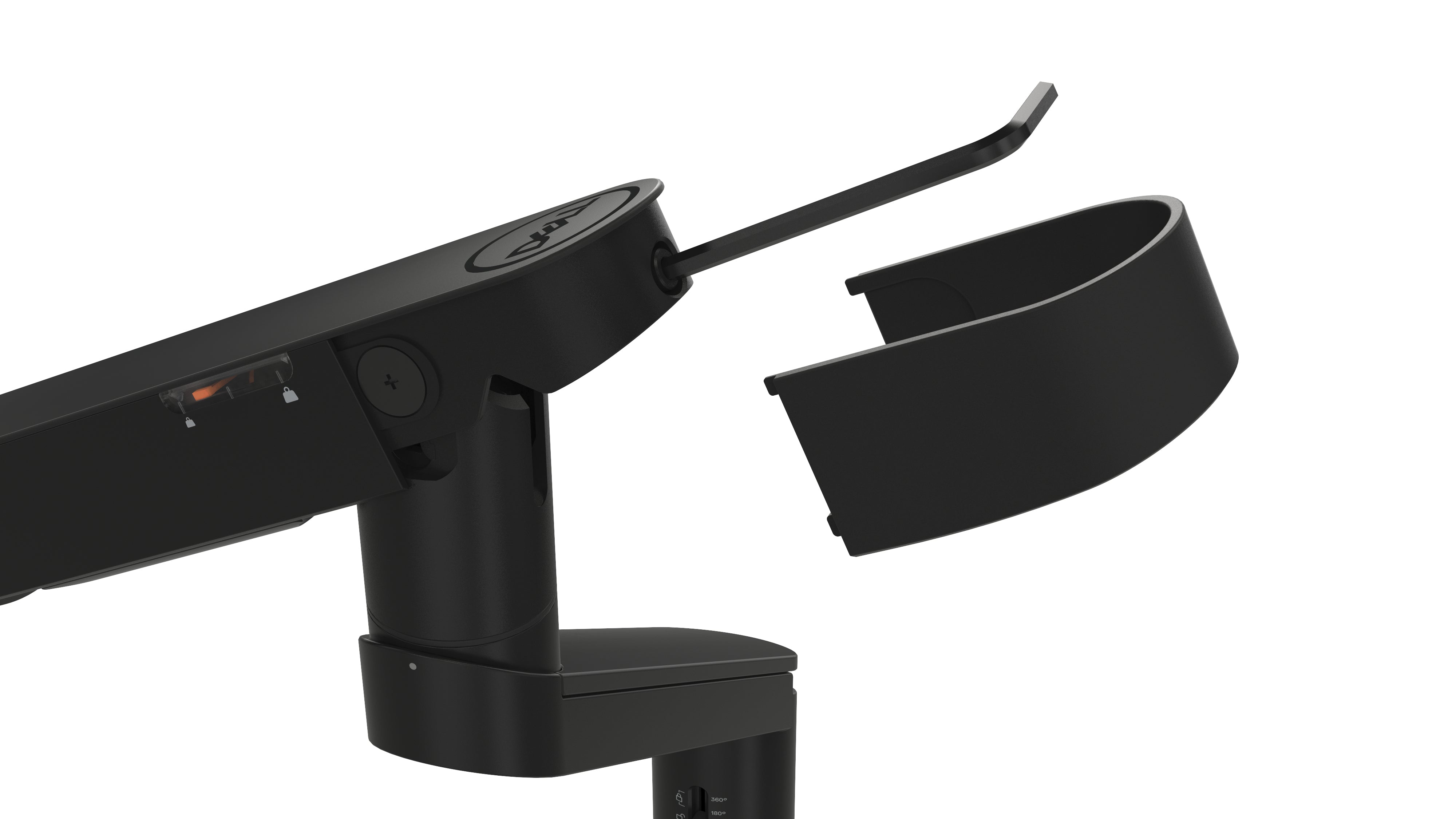 DELL MSA20 96.5 cm (38") Desk Black (DELL-MSA20) - Cartouches Certifiees