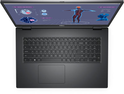 DELL Precision 7780 Intel® Core™ i9 i9-13950HX Mobile workstation 43.9 cm (17.3") Full HD 64 GB DDR5-SDRAM 1 TB SSD NVIDIA RTX 3500 Ada Wi-Fi 6E (802.11ax) Windows 11 Pro Grey (3GK6N) - Cartouches Certifiees