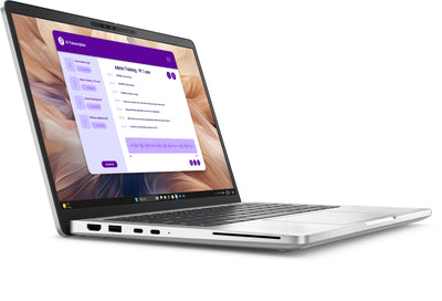 DELL Pro 13 Plus PB13250 Copilot+ PC Intel Core Ultra 7 266V Laptop 33.8 cm (13.3") Touchscreen Full HD+ 16 GB LPDDR5x-SDRAM 512 GB SSD Wi-Fi 7 (802.11be) Windows 11 Pro US English Silver (5C5KF) - Cartouches Certifiees