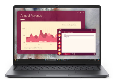 DELL Pro 14 PC14250 Intel Core 5 120U Laptop 35.6 cm (14") Touchscreen Full HD+ 16 GB DDR5-SDRAM 256 GB SSD Wi-Fi 6E (802.11ax) Windows 11 Pro US English Black (GDFT1) - Cartouches Certifiees