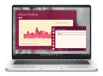 DELL Pro 14 PC14250 Intel Core Ultra 5 235U Laptop 35.6 cm (14") Full HD+ 16 GB DDR5-SDRAM 512 GB SSD Wi-Fi 6E (802.11ax) Windows 11 Pro US English Silver, Platinum (3FKN9) - Cartouches Certifiees
