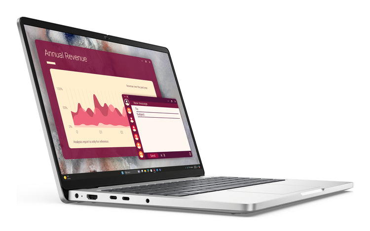 DELL Pro 14 PC14250 Intel Core Ultra 7 255U Laptop 35.6 cm (14") Full HD+ 16 GB DDR5-SDRAM 512 GB SSD Wi-Fi 6E (802.11ax) Windows 11 Pro US English Silver (1K04G) - Cartouches Certifiees