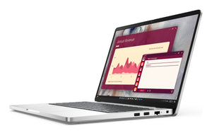 DELL Pro 14 PC14250 Intel Core Ultra 7 265U Laptop 35.6 cm (14") Full HD+ 32 GB DDR5-SDRAM 512 GB SSD Wi-Fi 6E (802.11ax) Windows 11 Pro US English Silver, Platinum (K5GJ3) - Cartouches Certifiees