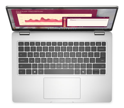 DELL Pro 14 PC14250 Intel Core Ultra 7 265U Laptop 35.6 cm (14") Touchscreen Full HD+ 16 GB DDR5-SDRAM 512 GB SSD Wi-Fi 6E (802.11ax) Windows 11 Pro US English Silver, Platinum (286W6) - Cartouches Certifiees