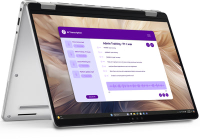 DELL Pro 14 Plus PB14250 2-in-1 Copilot+ PC Intel Core Ultra 7 268V Hybrid (2-in-1) 35.6 cm (14") Touchscreen Full HD+ 32 GB LPDDR5x-SDRAM 512 GB SSD Wi-Fi 7 (802.11be) Windows 11 Pro US English Aluminium (437NW) - Cartouches Certifiees
