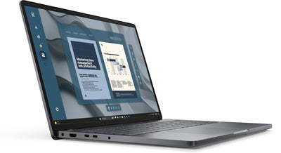 DELL Pro 16 PC16255 AMD Ryzen™ 5 220 Laptop 40.6 cm (16") Full HD+ 8 GB DDR5-SDRAM 256 GB SSD Wi-Fi 6E (802.11ax) Windows 11 Pro US English Black (P0CRN) - Cartouches Certifiees
