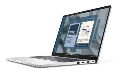 DELL Pro 16 PC16255 Copilot+ PC AMD Ryzen AI 7 PRO 350 Laptop 40.6 cm (16") Full HD+ 16 GB DDR5-SDRAM 512 GB SSD Wi-Fi 6E (802.11ax) Windows 11 Pro US English Silver, Platinum (TRW0D) - Cartouches Certifiees