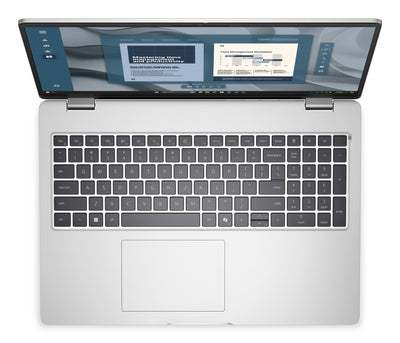DELL Pro 16 PC16255 Copilot+ PC AMD Ryzen AI 7 PRO 350 Laptop 40.6 cm (16") Full HD+ 16 GB DDR5-SDRAM 512 GB SSD Wi-Fi 6E (802.11ax) Windows 11 Pro US English Silver, Platinum (TRW0D) - Cartouches Certifiees