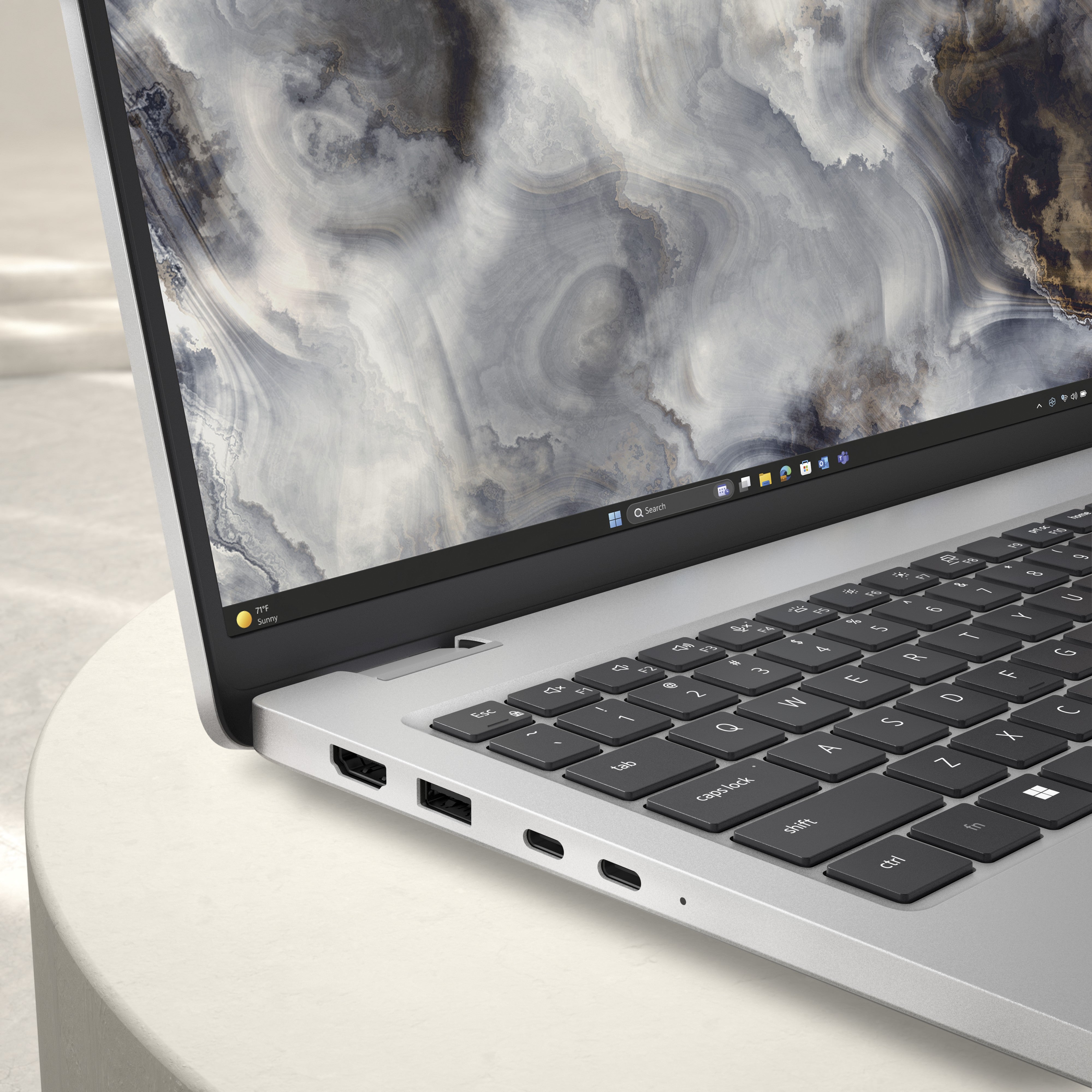 DELL Pro 16 Plus PB16250 Intel Core Ultra 7 265U Laptop 40.6 cm (16") Full HD+ 32 GB DDR5-SDRAM 512 GB SSD Wi-Fi 6E (802.11ax) Windows 11 Pro US English Aluminium (8N04V) - Cartouches Certifiees