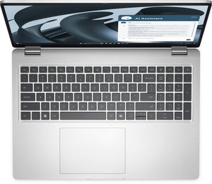 DELL Pro 16 Plus PB16255 AMD Ryzen™ 5 PRO PRO 230 Laptop 40.6 cm (16") Full HD+ 16 GB LPDDR5x-SDRAM 512 GB SSD Wi-Fi 7 (802.11be) Windows 11 Pro US English Platinum, Silver (N5T4V) - Cartouches Certifiees