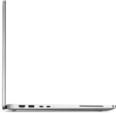 DELL Pro 16 Plus PB16255 AMD Ryzen™ 7 PRO 250 Laptop 40.6 cm (16") Full HD+ 16 GB LPDDR5x-SDRAM 512 GB SSD Wi-Fi 7 (802.11be) Windows 11 Pro US English Platinum, Silver (8089X) - Cartouches Certifiees