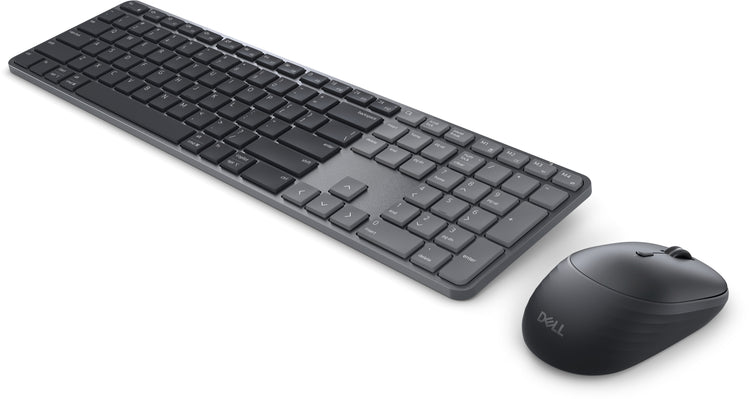 DELL Pro 7 Slim KM726 keyboard Mouse included Home/Office RF Wireless + Bluetooth Canadian Black (KM726-MUI-DAO) - Cartouches Certifiees