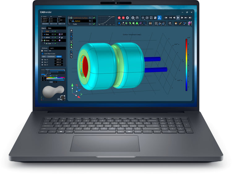 DELL Pro Max 18 Plus MB18250 Intel Core Ultra 9 285HX Mobile workstation 45.7 cm (18") Quad HD+ 32 GB DDR5-SDRAM 1 TB SSD NVIDIA RTX PRO 3000 Blackwell Wi-Fi 7 (802.11be) Windows 11 Pro US English Black (9DGJX) - Cartouches Certifiees