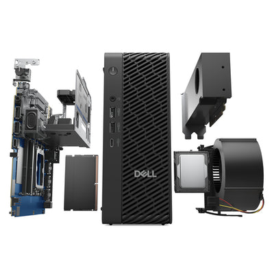 DELL Pro Max FCM2250 Intel Core Ultra 7 265 32 GB DDR5-SDRAM 512 GB SSD NVIDIA RTX 2000 Ada Windows 11 Pro Micro PC PC Black (N35W6) - Cartouches Certifiees