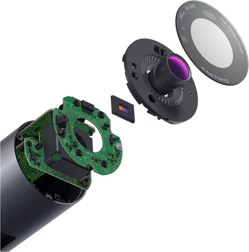 DELL WB7022 webcam 8.3 MP 3840 x 2160 pixels USB Black (WB7022-DDAO) - Cartouches Certifiees