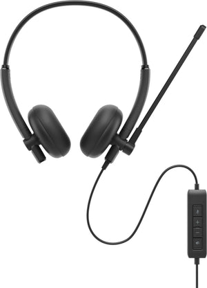DELL WH125 Headset Wired Head-band Office/Call center USB Type-A Black (WH125-DWW) - Cartouches Certifiees