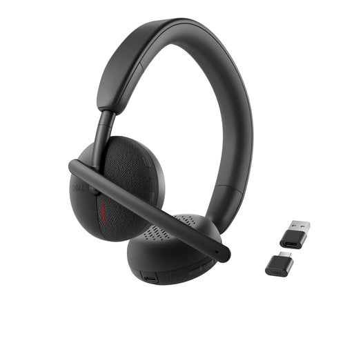 DELL WL3024 Wired & Wireless Head-band Calls/Music USB Type-C Bluetooth Black (WL3024-DWW) - Cartouches Certifiees
