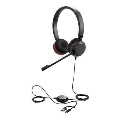 Jabra Evolve 20 SE Casque Avec fil Arceau Bureau/Centre d'appels USB Type-C / USB Type-A Noir - Image 3
