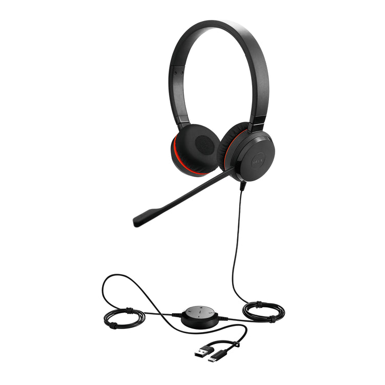 Jabra Evolve 20 SE Casque Avec fil Arceau Bureau/Centre d'appels USB Type-C / USB Type-A Noir - Image 3