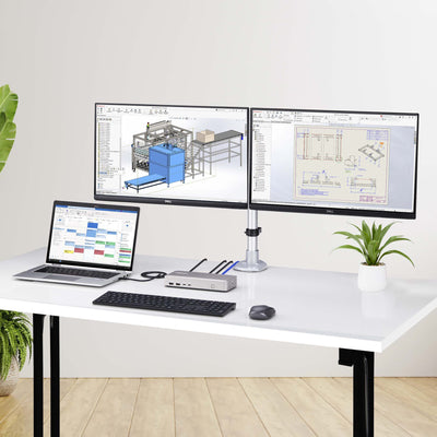 StarTech.com 155NA-USB4-DOCK station d'accueil Avec fil Argent - Image 16