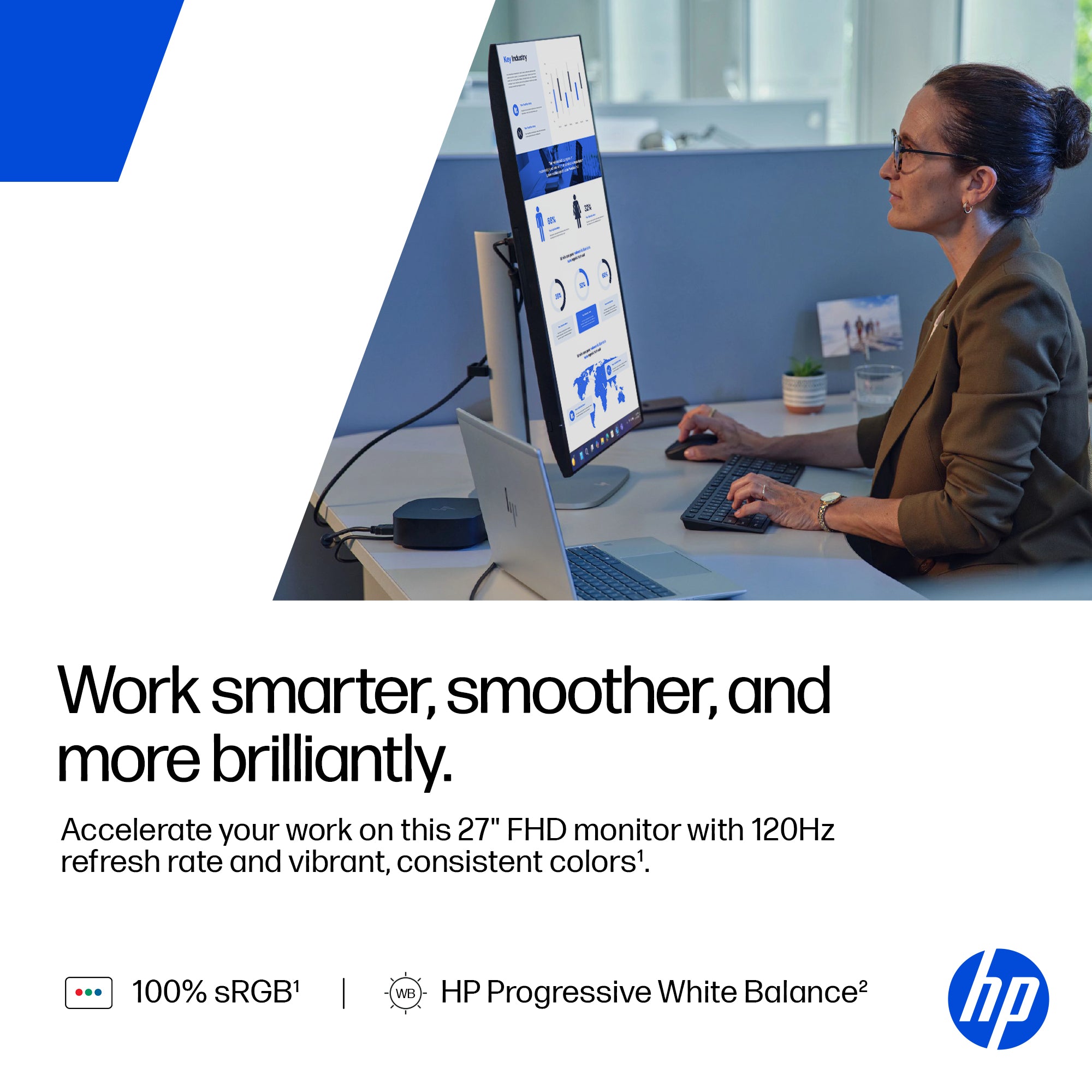 HP Series 5 Pro 527pf écran plat de PC 68,6 cm (27") 1920 x 1080 pixels Full HD LCD Noir - Image 8