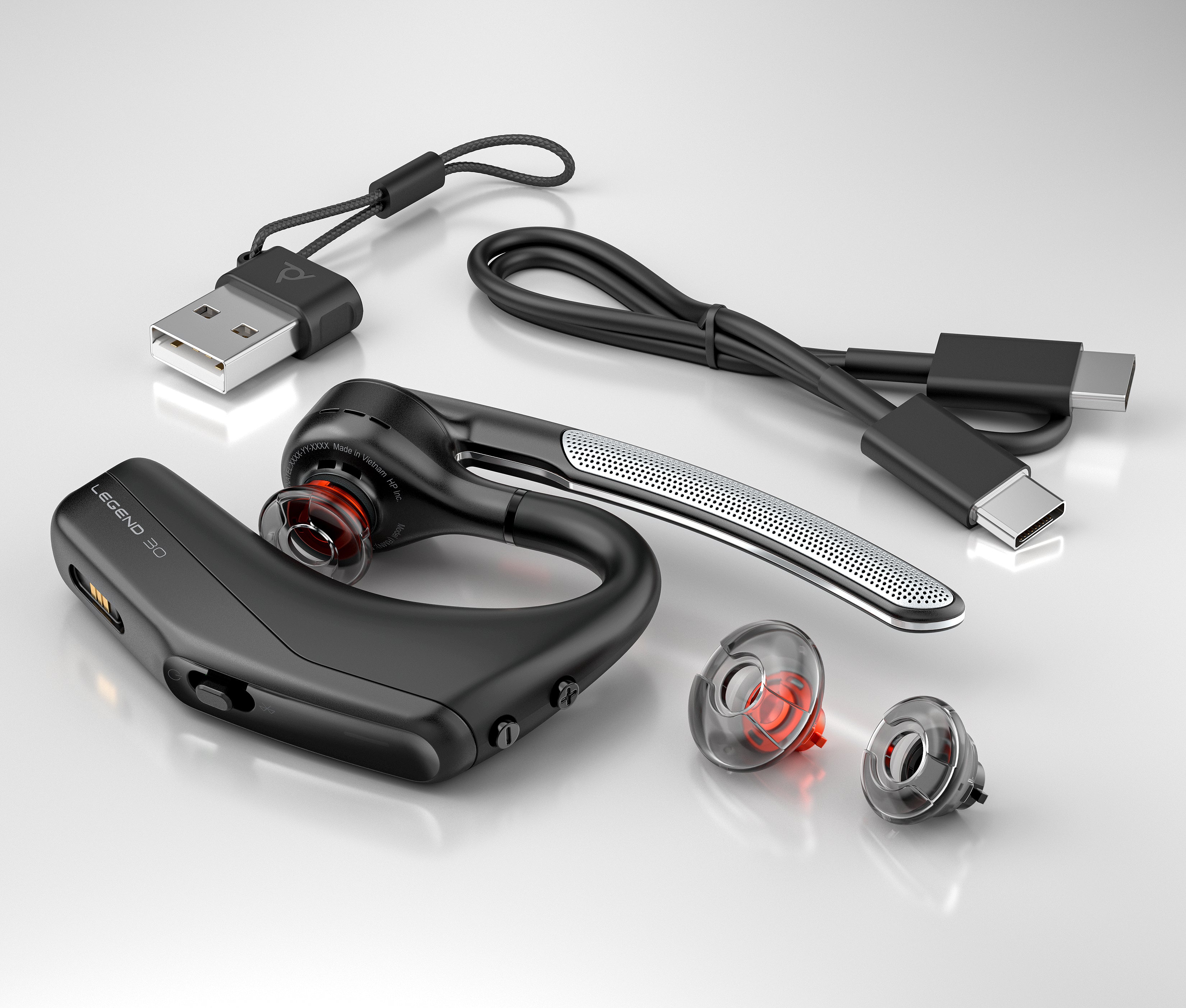 HP Poly Voyager Legend 30 Headset Sans fil Ecouteurs Appels/Musique Bluetooth Noir - Image 1