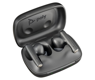 Poly Voyager Free 60 UC Carbon Black Earbuds +BT700 USB-A Adapter +Basic Charge Case Casque Sans fil Ecouteurs Appels/Musique USB Type-A Bluetooth - Image 2