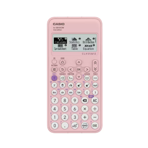 Calculatrice scientifique Casio FX-9910CW ROSE à alimentation AAA