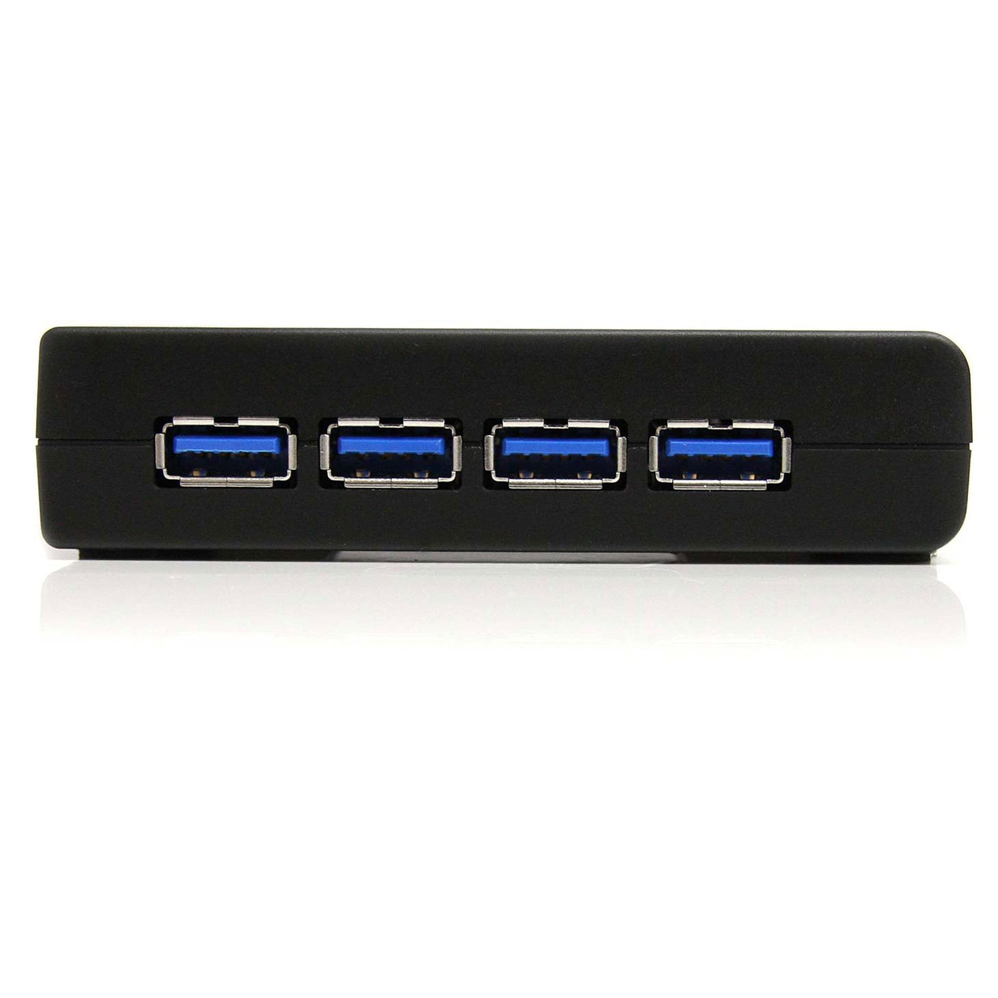 StarTech.com ST4300USB3 hub & concentrateur USB 3.2 Gen 1 (3.1 Gen 1) Type-B 5000 Mbit/s Noir - Image 2