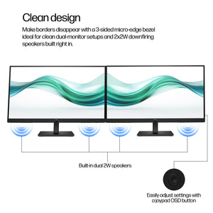 HP Series 3 Pro 21.5 inch FHD Monitor - 322ph écran plat de PC 54,6 cm (21.5") 1920 x 1080 pixels Full HD LCD Noir - Image 11