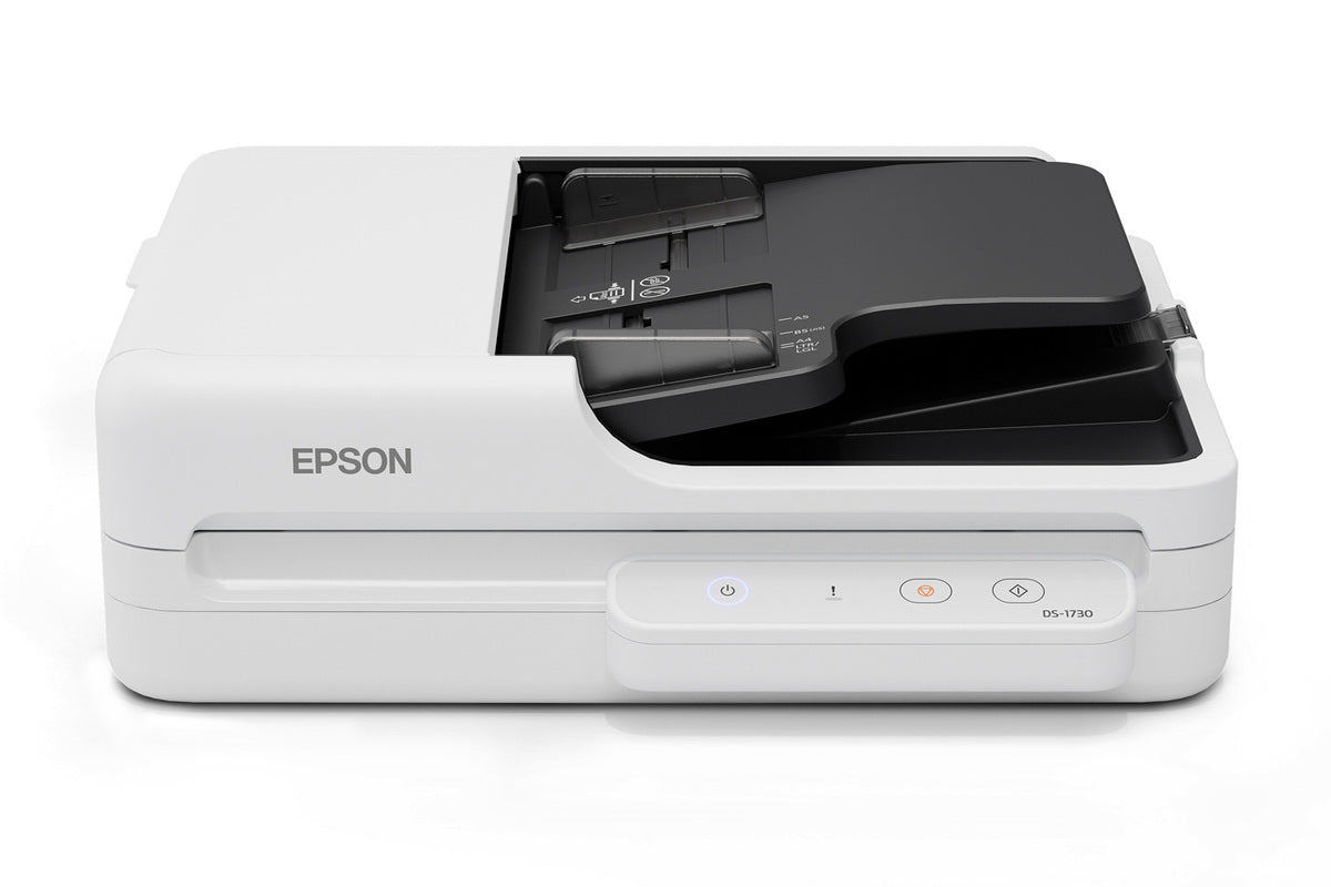 EPSON DS-1730 Flatbed & ADF scanner 1200 x 1200 DPI A4 Black, White (B11B273201) - Cartouches Certifiees