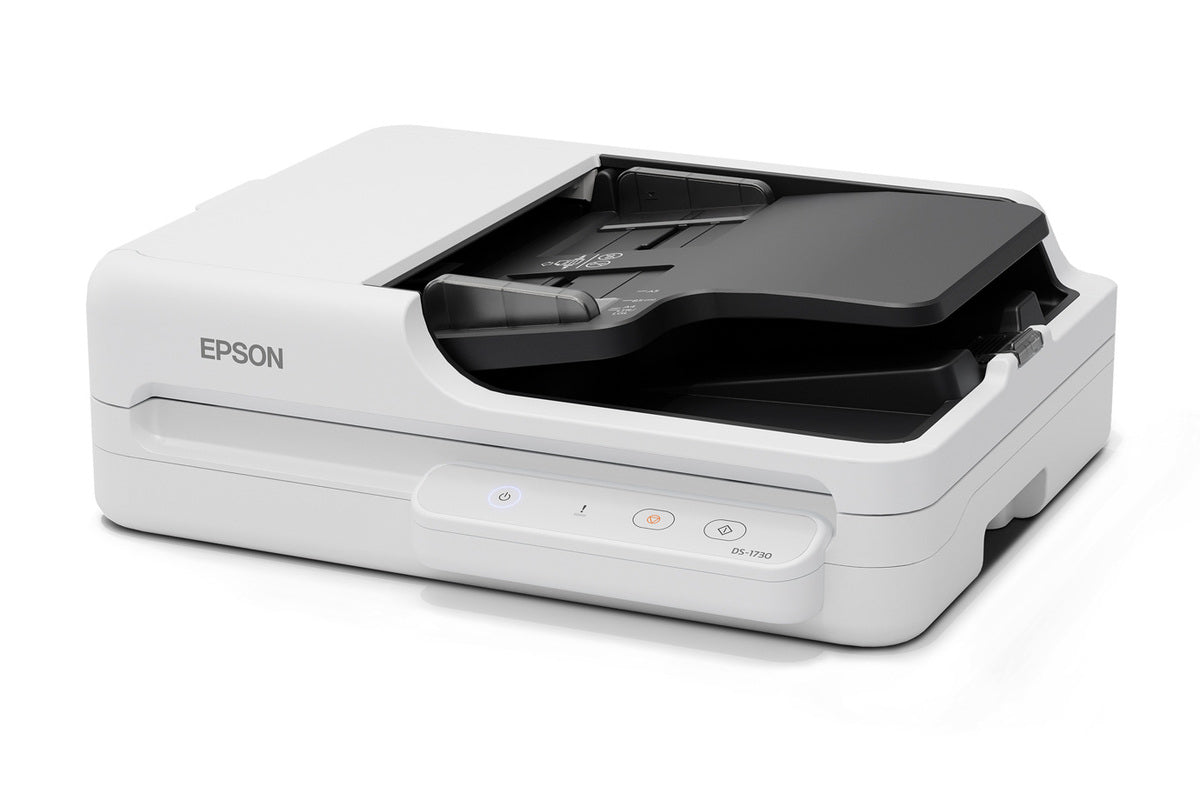 EPSON DS-1730 Flatbed & ADF scanner 1200 x 1200 DPI A4 Black, White (B11B273201) - Cartouches Certifiees