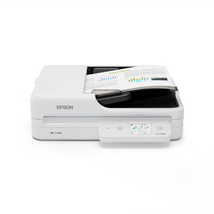 EPSON DS-1760WN FLATBED NETWORK SCANNER W/ADF (B11B274201) - Cartouches Certifiees