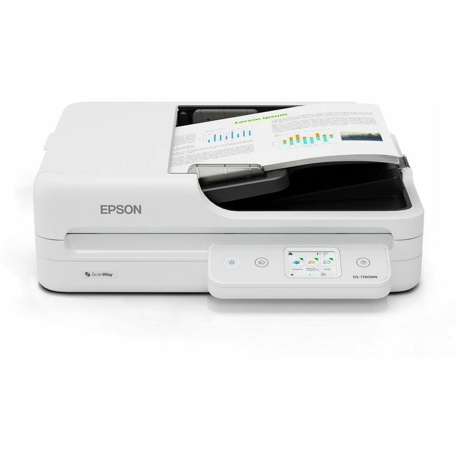 EPSON DS-1760WN FLATBED NETWORK SCANNER W/ADF (B11B274201) - Cartouches Certifiees