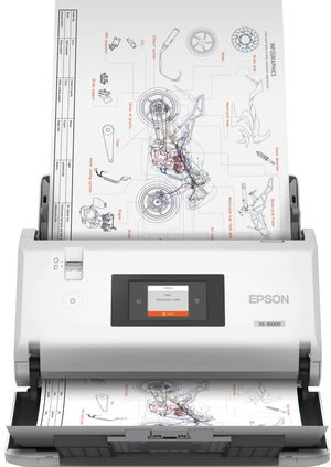 EPSON DS-30000 Sheet-fed scanner 600 x 600 DPI A3 White (B11B256201) - Cartouches Certifiees