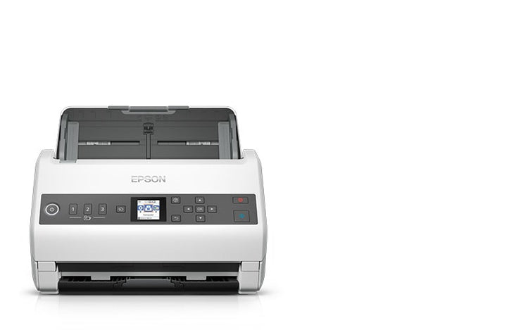 EPSON DS-730N Sheet-fed scanner 600 x 600 DPI A4 Black, Grey (B11B259201) - Cartouches Certifiees
