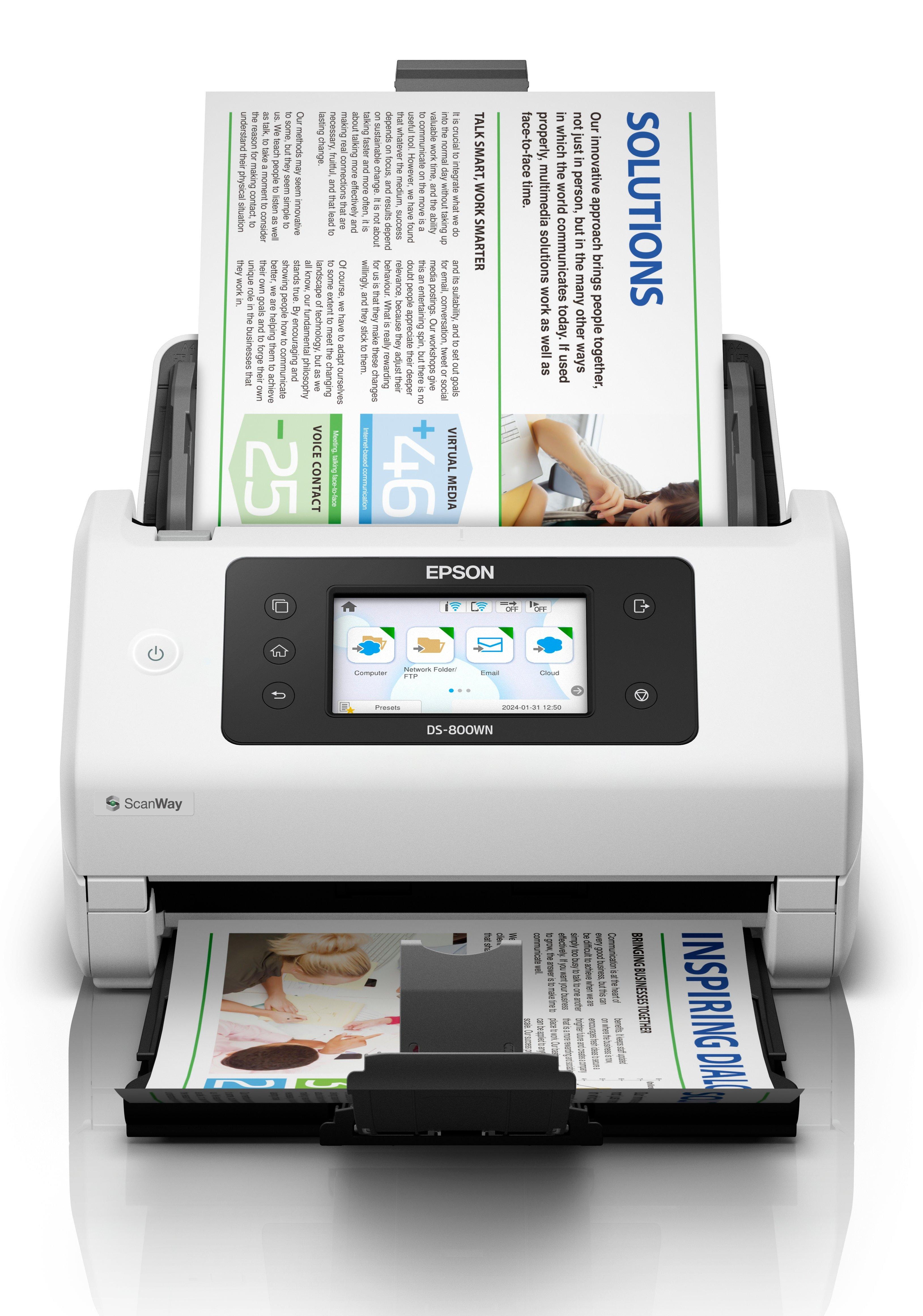 EPSON DS-800WN SCANNER (B11B275201) - Cartouches Certifiees