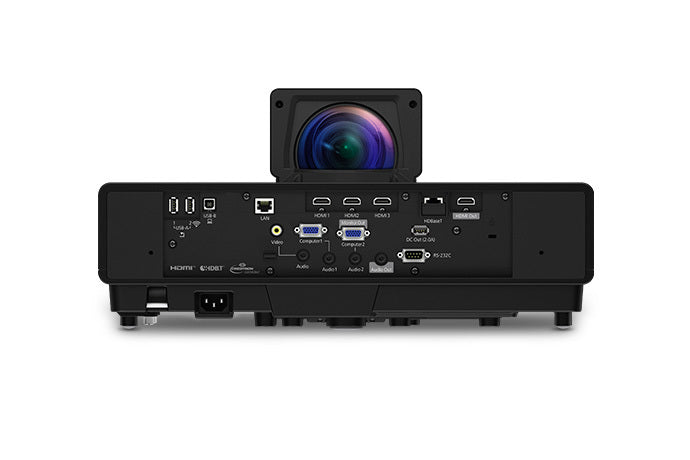 EPSON PowerLite 805F Ultra short throw projector 5000 ANSI lumens 3-Chip DLP WXGA (1366x768) Black (V11H923620) - Cartouches Certifiees
