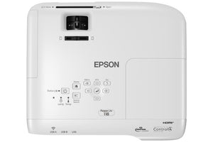 EPSON PowerLite data projector Standard throw projector 3800 ANSI lumens 3-Chip DLP XGA (1024x768) White (V11HA03020) - Cartouches Certifiees