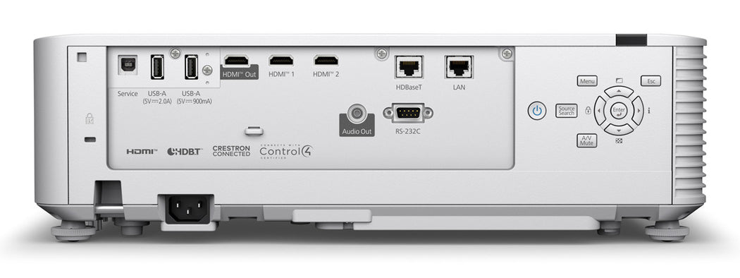 EPSON PowerLite L890E 8000 ANSI lumens 3LCD WUXGA (1920x1200) White (V11HB24020) - Cartouches Certifiees